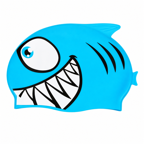 Swim Cap SSA-CAP-011-BK-BL-WT