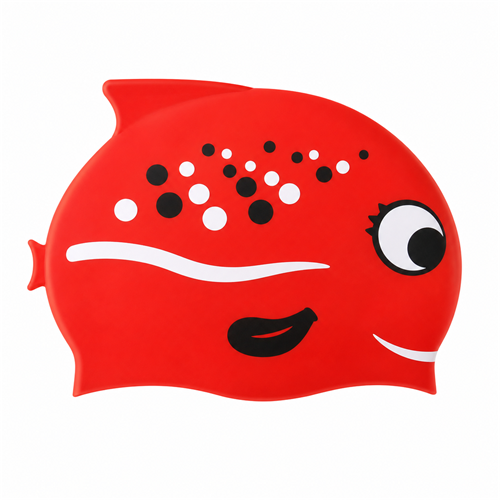 Swim Cap SSA-CAP-013-BK-WT-RD