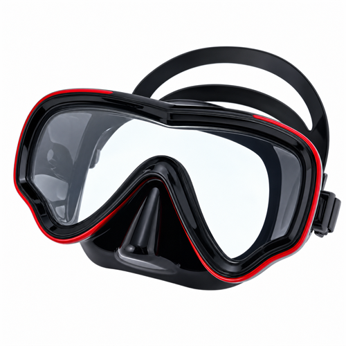 SSG-MS-282-BK-RD Mask Series Swimming Goggles