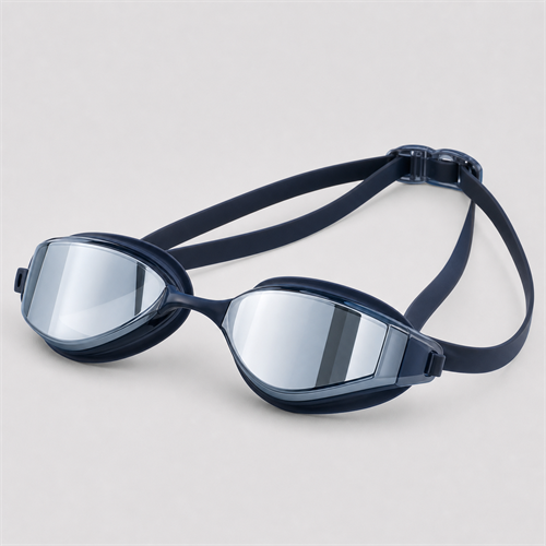 SSG-RC-303-BK-SV Racing Series Swimming Goggles