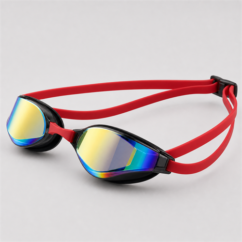 SSG-RC-305-BK-RD-GD Racing Series Swimming Goggles
