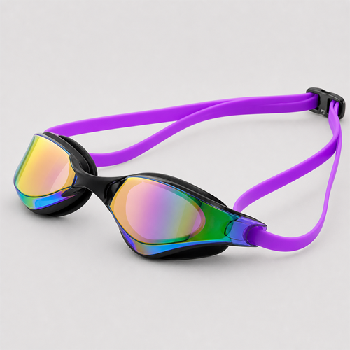 Racing Swimming Goggles SSG-RC-307-BK-PU-GD
