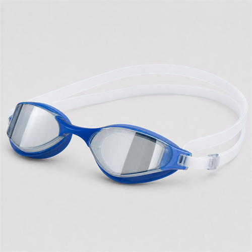 Racing Swimming Goggles SSG-RC-312-BL-WT
