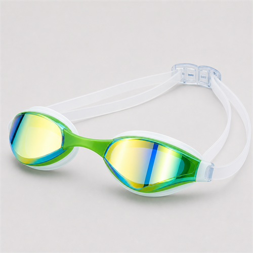 Racing Swimming Goggles SSG-RC-316-WT-GN-GD
