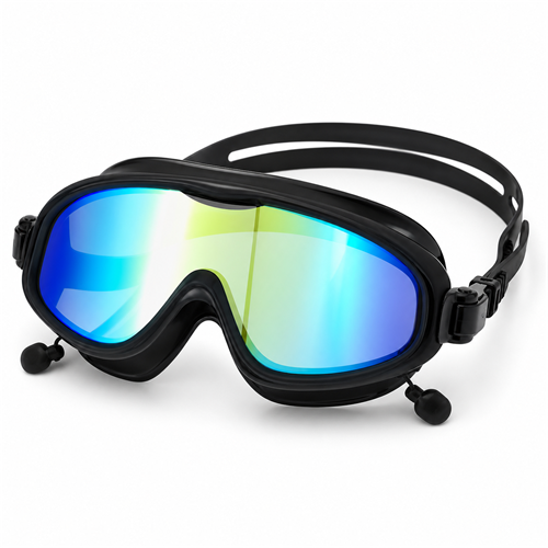 Racing Swimming Goggles SSG-RC-358-BK-GD