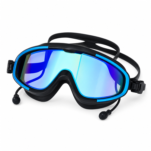 Racing Swimming Goggles SSG-RC-364-BK-BL
