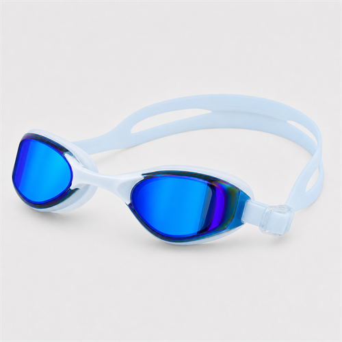 Racing Swimming Goggles SSG-RC-372-BL-WT
