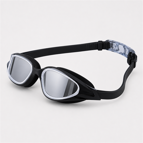 Racing Swimming Goggles SSG-RC-376-BK-WT-SV