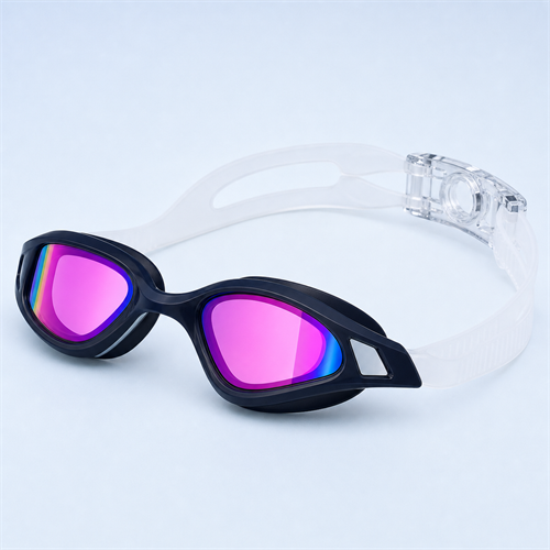 Racing Swimming Goggles SSG-RC-377-BK-PK-WT