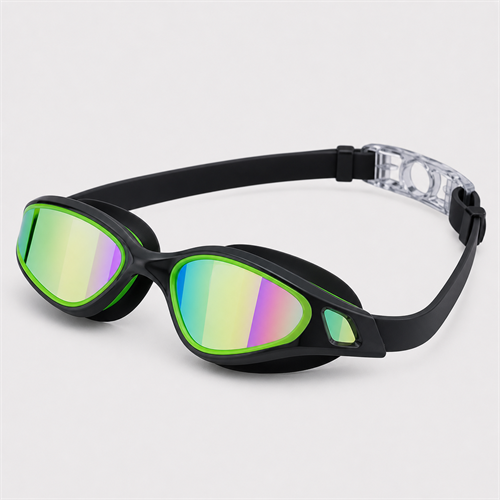 Racing Swimming Goggles SSG-RC-378-BK-GN-GD