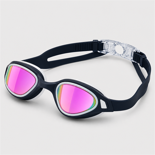 Racing Swimming Goggles SSG-RC-379-BK-PK-WT