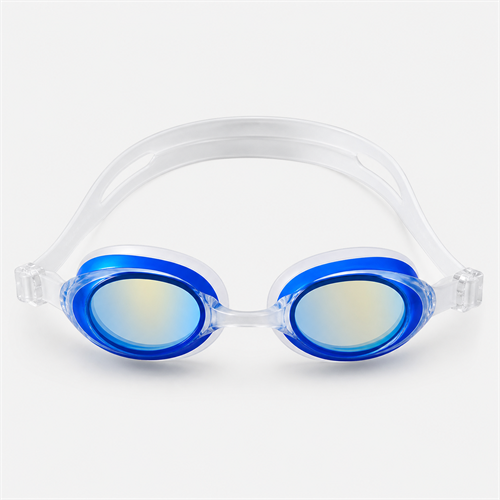 Racing Swimming Goggles SSG-RC-381-BL-WT