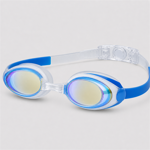 Racing Swimming Goggles SSG-RC-433-BL-WT-GD
